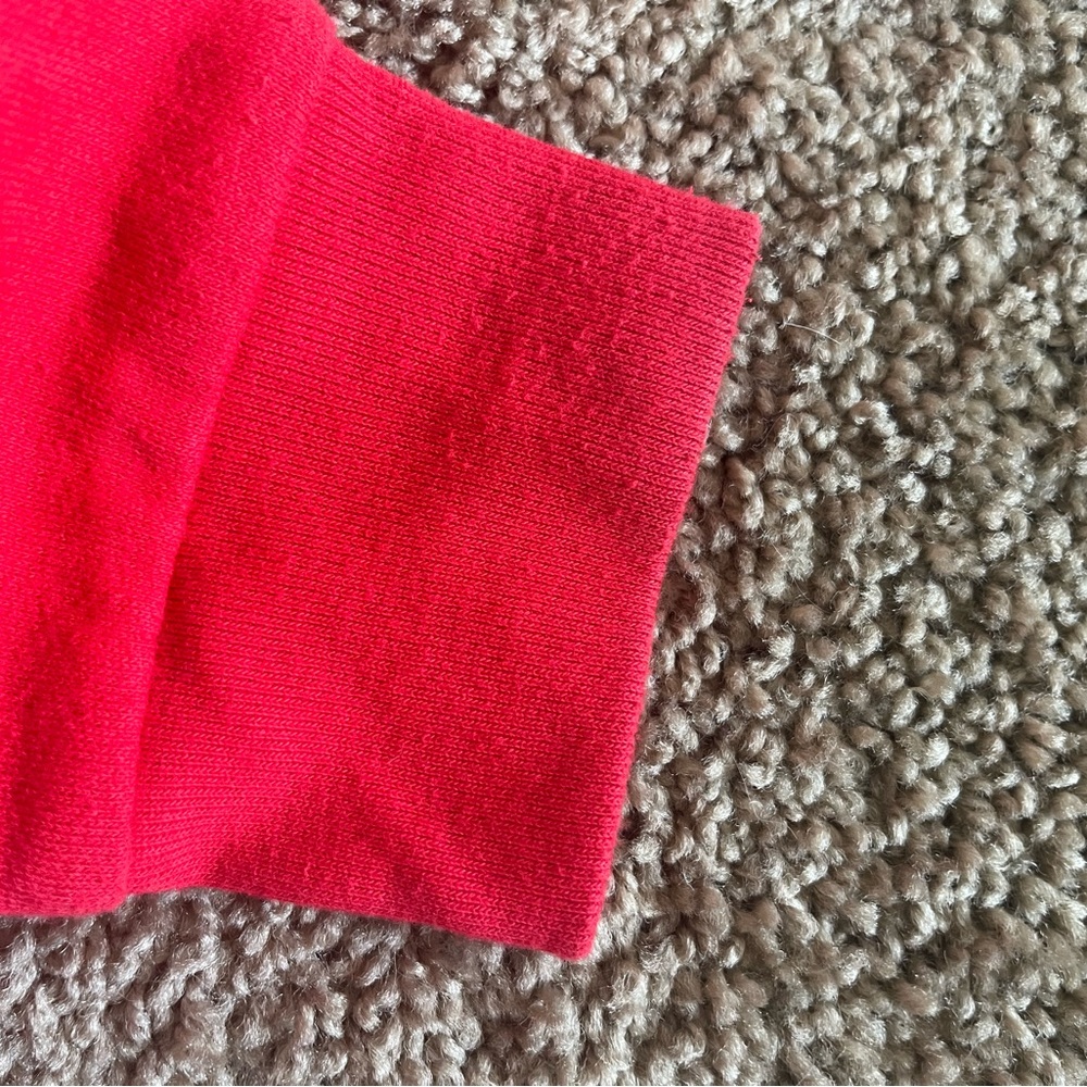 Victoria’s Secret PINK quarter zip sweatshirt, Red, size S - Picture 12 of 14